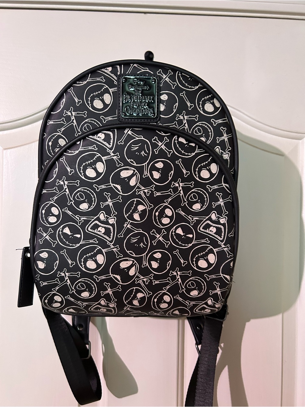 Loungefly Black The Nightmare Before Christmas Pattern Mini Backpack